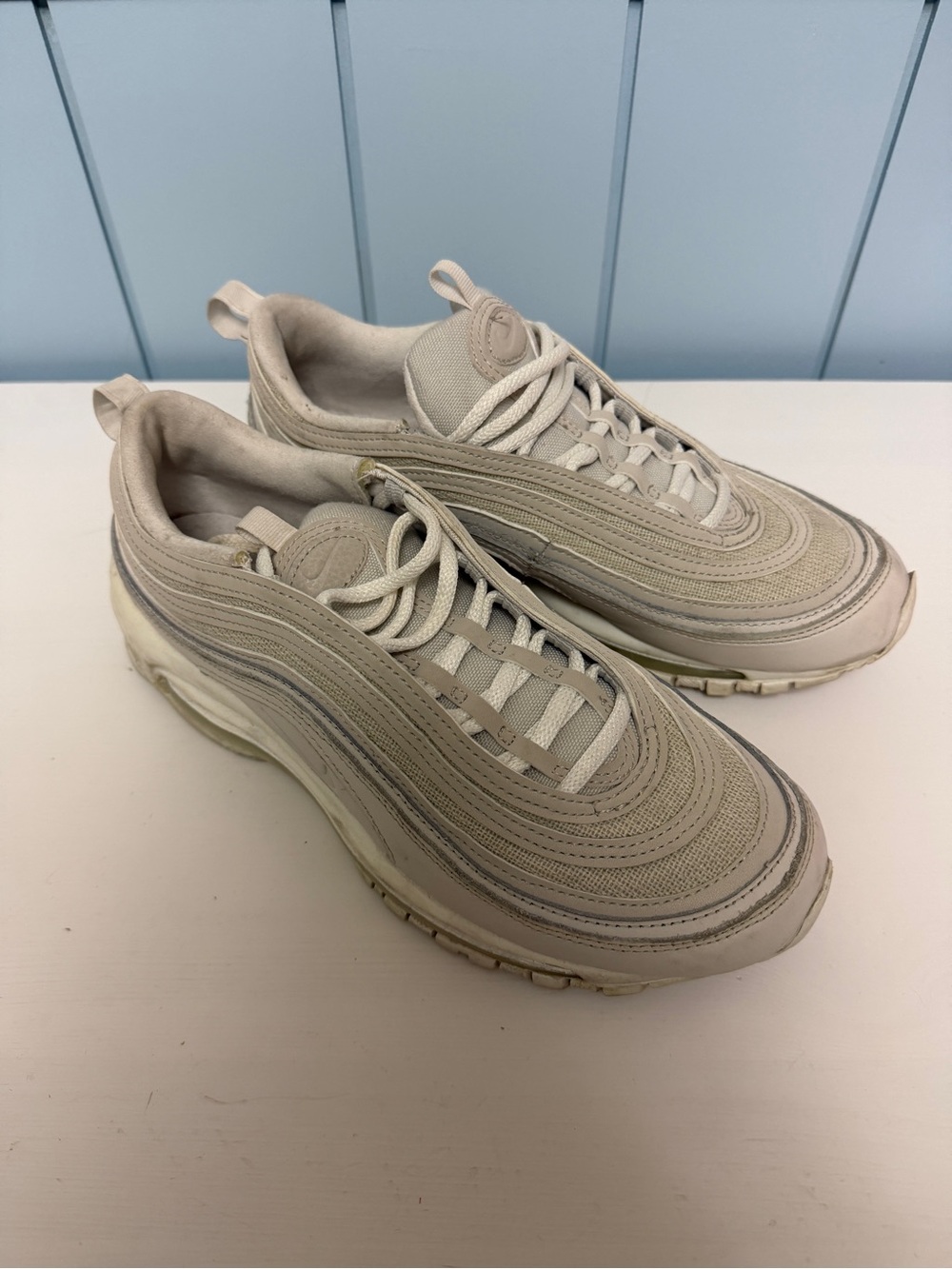 Nike airmax 97 unisex Neutral Beige Athletic Sneakers - Stylish Everyday Comfort